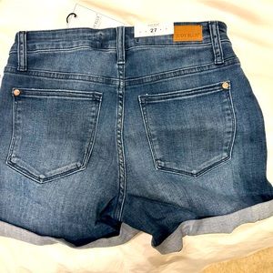 Judy Blue Size 27 button down high waist shorts; new with tags (NWT)